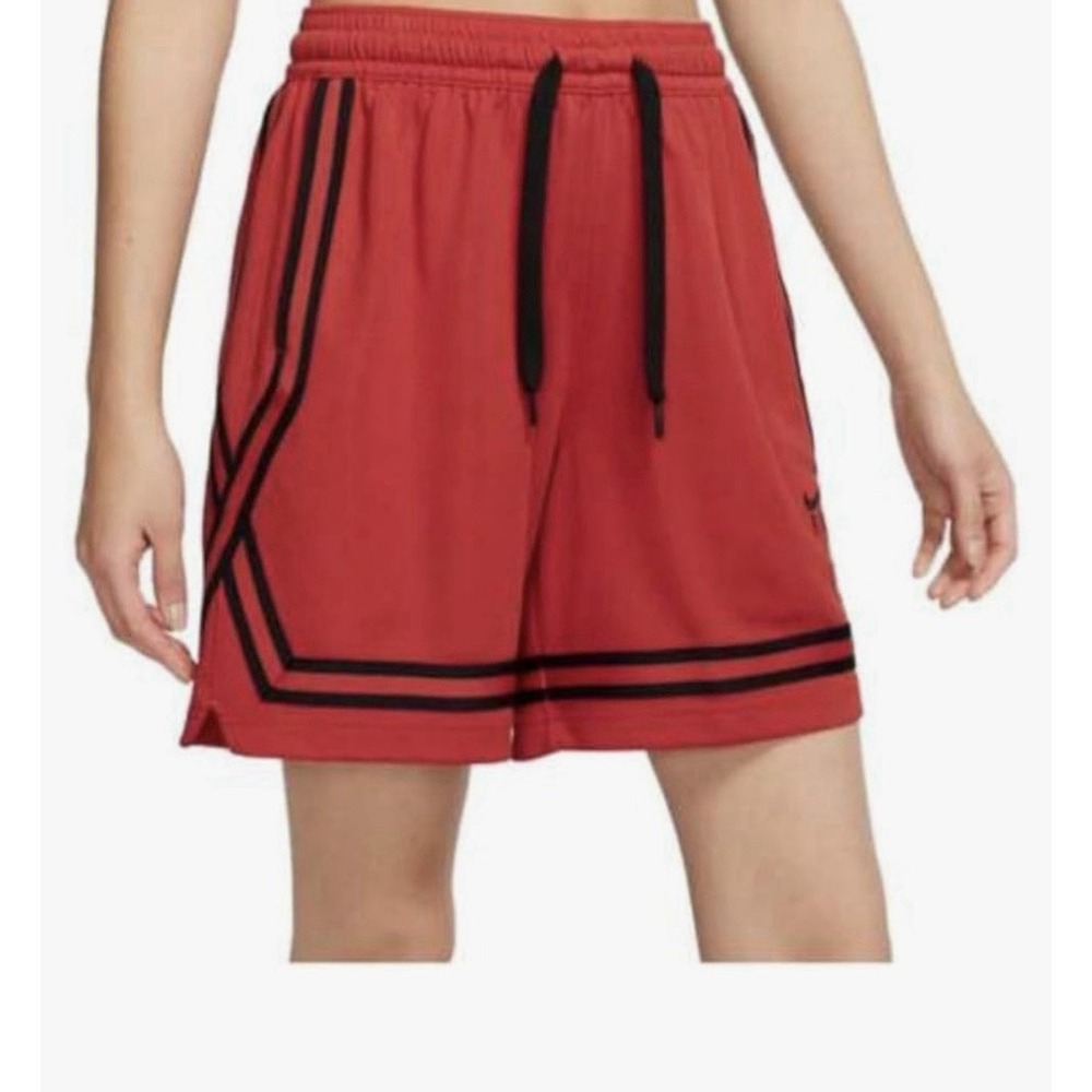 NWT Nike Dri-FIT Fly Crossover Women's Small Red 7"  Basketball Shorts‎